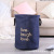 Factory Direct Sales European and American Fabric Folding Storage Basket Cotton String Handle Laundry Bucket Thickened Double Layer Storage Bucket