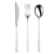 304 Stainless Steel Fork Household Noodles with Handle Fork Salad Steak Knife and Fork Fruit Fork Quality Is Very Good