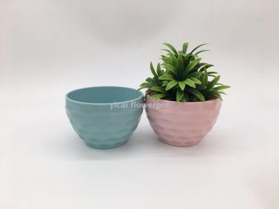 Y46 miamine flowerpot plastic flowerpot simulation flower flowerpot imitation ceramic flowerpot