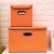 Home storage basket cotton and linen storage box clothing storage basket storage box lid storage box