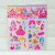 The Children 's express stickers cartoon change girls hot stamping stereo stickers bonus stickers diary diary decorative stickers