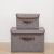 Home storage set cotton and linen storage box clothing storage basket wardrobe storage basket