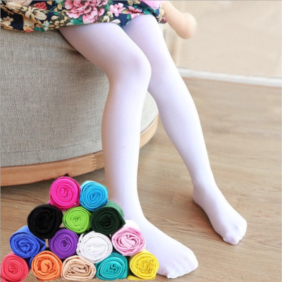Factory wholesale spring and summer velvet 80D thin children's dance socks 61 performance ballet girl pantyhose