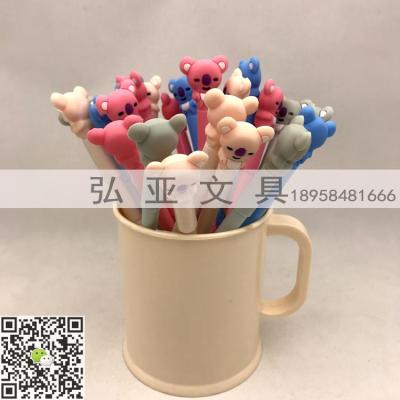 Cup - sized ball pen unicorn cartoon shape ball pen creative stationery gifts giant good writing in oil pen