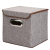 Storage box cotton and linen storage box household storage  with lid storage cabinet folding storage box storage box