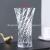 Yuxing Glass Crystal Vase Transparent Round Mouth Light Luxury Flower Glass Vase Large Mouth Wide Mouth Living Room Decorative Flower Arrangement