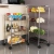 Kitchen cart rack three layers of vegetable storage rack four layers of household items sundry mobile storage rack