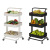 New beauty salon rack mobile simple kitchen shelves bathroom trolley living room receiving trolleys