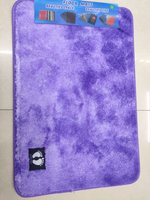 Super soft mat flocking mat door bedroom bathroom absorbent non-slip mat foreign trade