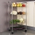 Kitchen cart rack three layers of vegetable storage rack four layers of household items sundry mobile storage rack