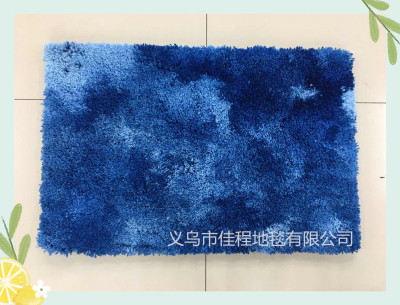New gradual change polyester floor mat non-slip mat door mat pudding floor mat water absorption non-slip mat