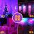 12 Purple UV Par Lights Sound Controlled LED Stained Stage Lights KTV Bar Stroboscopic Projection Lights Factory Direct