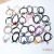 Korean Style Crystal Pearl Hair Ring Mix Style Rhinestone Ball Lady Hair Rope Stall Ornament Wholesale Gifts