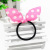 Korean Style Horse Mouth Clamp Rabbit Ears Hair Band Polka Dot Hair Accessories 2 Yuan Shop Fabric Hair Rope Gift Small Gift