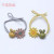 New Flower Diamond Hair Ring High Elastic Lady Cartoon Rubber Band Hairtie Trending Girl Hair Ring Wholesale