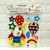 The Children 's room decoration stickers cartoon creative felt stickers creative cloth art checking craft three - dimensional wall stickers