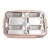 304 Stainless Steel Lunch Box Four-Grid Plate Lunch Box Lunch Box Student Lunch Box Kindergarten Lunch Box