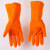 The New multi - color acid and alkali resistant industrial gloves natural latex dipped the clean household gloves 45 g daily necessities