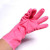 Wholesale hot shot PU short style with cotton household gloves check car protection, household cleaning kitchen oil proof waterproof gloves