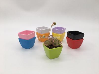 F20 row square thickened amine flowerpot imitation ceramic flowerpot fake flower flowerpot plastic flowerpot