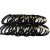 4mm Seamless Docking Rubber Band Black Seamless Hair Band N Hair Rope Accessories Travel Hotel Supplies