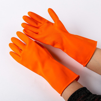 New acid and alkali resistant industrial gloves natural light latex labor protection cleaning household gloves wholesale 100g