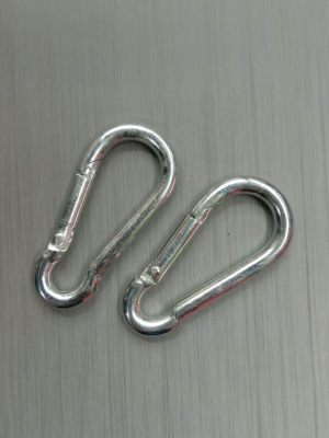 Supply safety spring hook safety climbing fastener stainless steel spring hook connecting ring 11 * 120