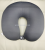 Single color button large plush cotton U memory pillow travel portable headrest work comfortable headrest
