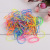 Korean Version of the Dragged Constantly Rubber Band a Children's Rubber Hair Ring Band Bales 1 Yuan Ornament Supply Wholesale