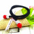 Korean Style Diamond-Embedded Knotted Hair Ring Red Bead Tapered Rubber Band Hairtie Stall Boutique Headdress Wholesale