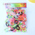 Korean Style Seamless Medium Stretch Silk Towel Ring Colorful Seamless Hairband Jacquard Bamboo Joint Children's Rubber Band