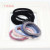 Korean Style Thick Black Rubber Band Spring Plush Base Hairtie Boutique Headdress 1 Yuan 2 Yuan Supply