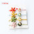 Autumn New Korean Style Rhinestone Hair Band Pairs Knotted Macaron Color Starfish Rubber Band Boutique Hairtie Leather Case