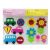 New flocking stickers mobile stickers custom cartoon 3 d three - dimensional mercifully stickers kindergarten early education felt sticky