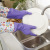 Kitchen washing dishes cleaning housework washing dishes thickening cotton lengthened waterproof durable thermal gloves elastic