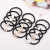 Korean Crown Five-Star Mickey Hair Band High Elastic Base Black Golden Balls Rubber Band Small Gift Wholesale Gift