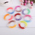 Printing Phone Line Hair Ring Section Dyed Triangle Telephone Line Bracelet Stall 1 Yuan 2 Yuan Ornament Wholesale