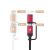 New aolico one tow two mobile phone charging line 2 in one connect plug 3.1 A dual plug quick charging line wholesale