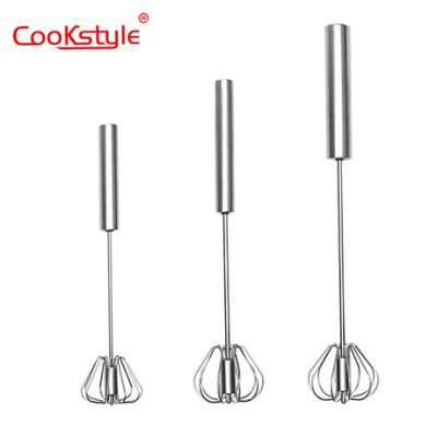 The Factory spot multi - function manual press kitchen mixer 10 inch stainless steel semi - automatic telescopic egg beater