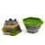 P007S flocking weight and foam imitation flower pot plastic flower pot