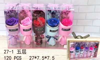 New soap flower gift box manufacturers direct sales
