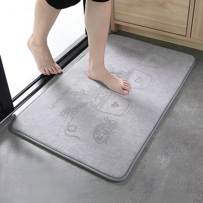 Bathroom bibulous floor mat Bathroom non-slip mat door mat door mat bedroom carpet kitchen mat