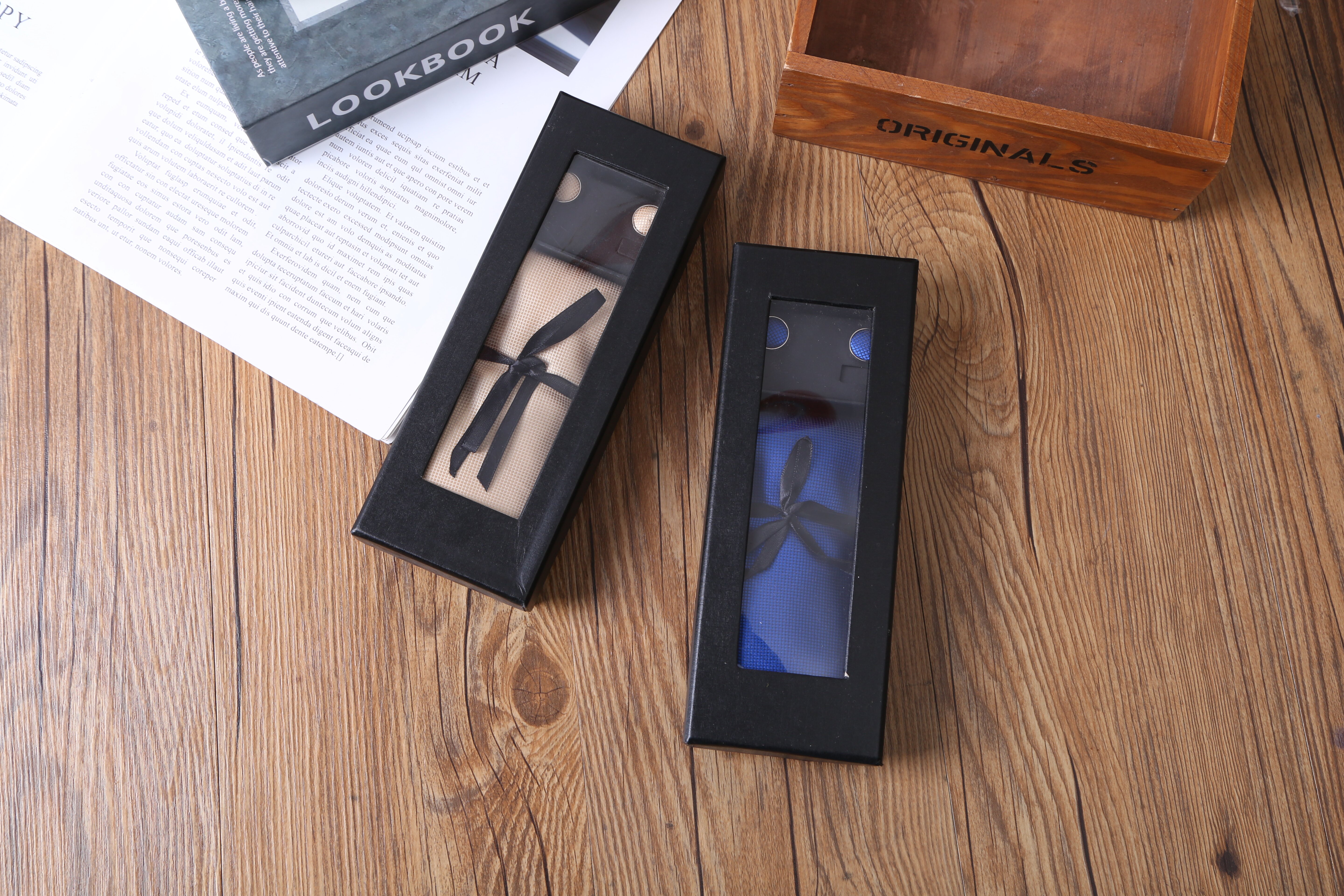 面料经典商务正装色织领带