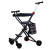 Children 1 to 5 years old take their baby out in a pram