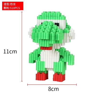 Puzzle small building block micro-particle assembly toy cartoon character animation series