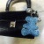 Big butterfly/little bear no. 8 two points of water drill Korean velvet/PU leather key chain pendant