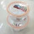 T07-8224-2 round Thickened Plastic Sealed Crisper Set Transparent Refrigerator Food Crisper 2PCs