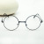 Retro Round Metal Optical Frame Plain Glasses Harajuku Men's and Women's Prince Glasses Trendy with Myopic Glasses Option