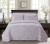 Nordic fashion bedding 3 pcs quilt set yarn-dyed polyester cotton thin air conditioning summer double jacquard bedspread
