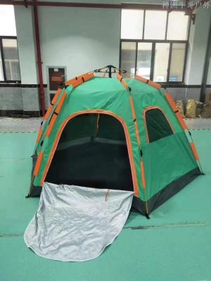 Outdoor Park Camping Camping 6-8 People Automatic Hexagonal Tent Sheet/Double-Layer Tent Factory Direct Sales Wholesale